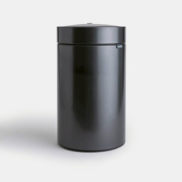 Upella皓月圓形感應垃圾桶12L-深空灰