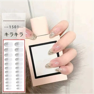 NO.6 ネイルチップ キラキラ 韓国-