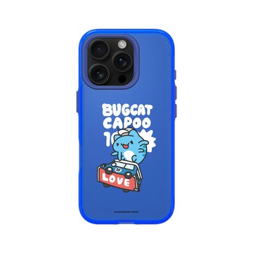 iPhone 16 Pro Clear 激光藍 - 貓貓蟲咖波 Bugcat Capoo - 10th 滑板咖波