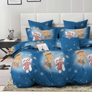 A-ONE 台製 雪紡棉被套 雙人加大 好朋友  床包組