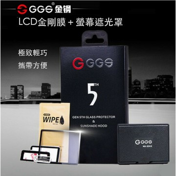 【eYe攝影】GGS LCD 玻璃螢幕保護貼 折疊遮光罩 套組  磁吸 9H 硬式保護貼 防刮