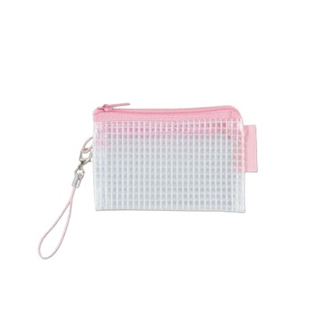 珠友Chuyu超迷你網狀拉鏈袋/粉/WA-50121-03/45x72x2mm