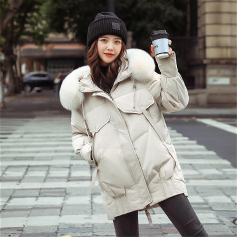 ダウンジャケット レディース ダウンコート 軽量 フード付き ファー襟  