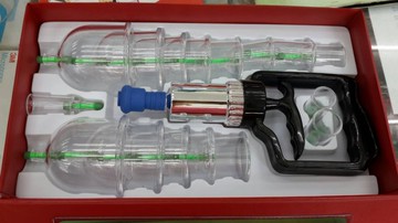 永大醫療~明宏家庭保健拔罐器組(豪華型)-拔罐槍+16杯 超耐用 每組特惠價550元