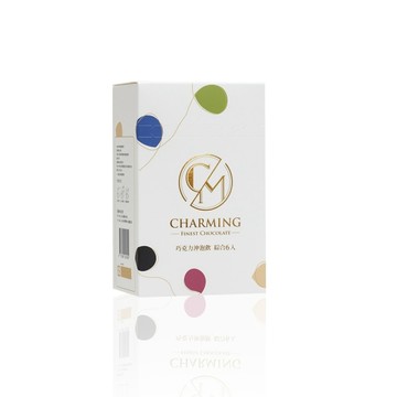 Charming 喬名巧克力 頂級迦納可可沖泡飲 『綜合6入』嚐鮮小白盒