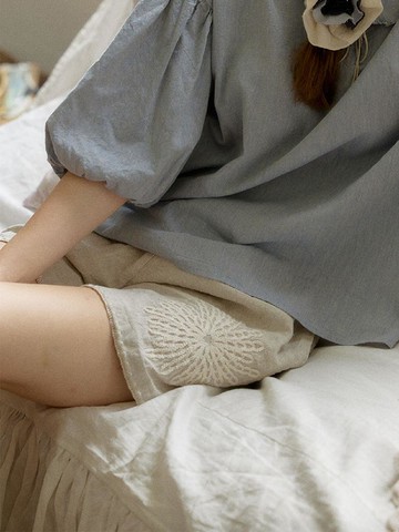 Flora half pants - natural