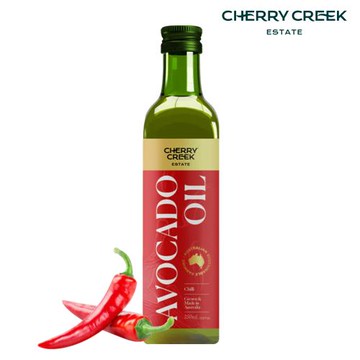 【壽滿趣】Cherry Creek頂級冷壓初榨酪梨油-香辣風味(250ml)