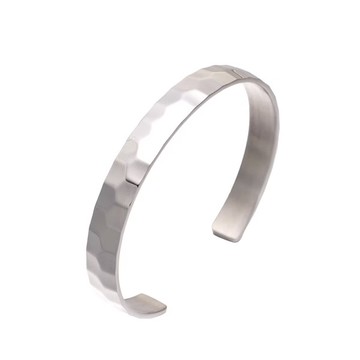 【ULOO】Flash 幾何美學不鏽鋼手環-銀色 UB2000620