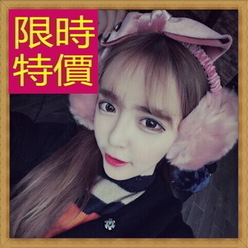 女耳罩 真獺兔毛女配件-冬季保暖絨毛可愛女耳罩5色63y16【獨家進口】【米蘭精品】