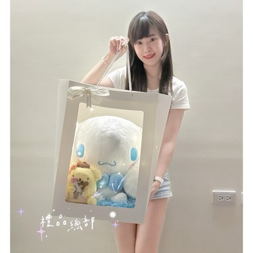 正版授權 大耳狗發光禮品袋 16英吋 喜拿狗玩偶 大耳狗娃娃 花束禮品袋 大耳狗抱枕 三麗鷗 Sanrio 生日禮物
