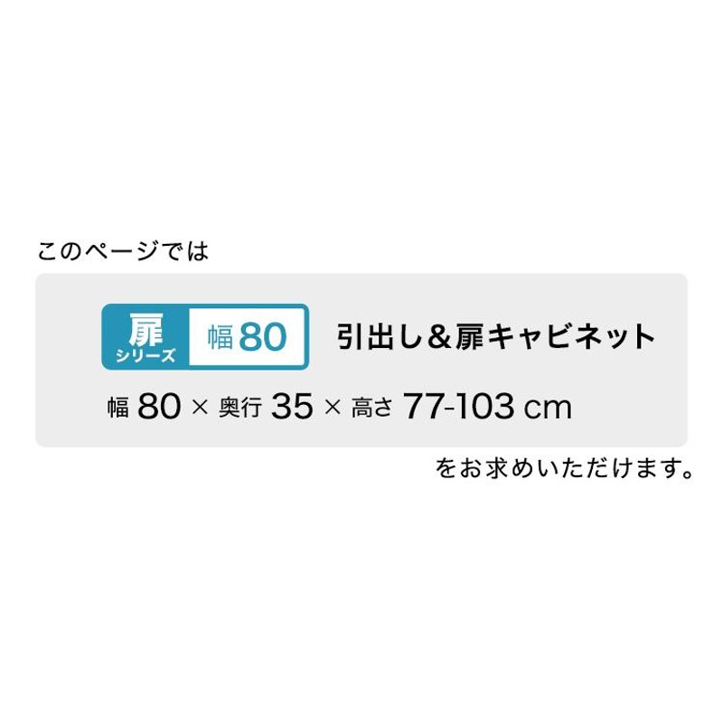 扉シリーズ】セミオーダーカウンター下収納ぴったりくん キャビネット