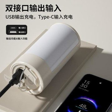 跨境歐美極簡風露營燈多功能臥室多色氛圍燈可充電露營燈