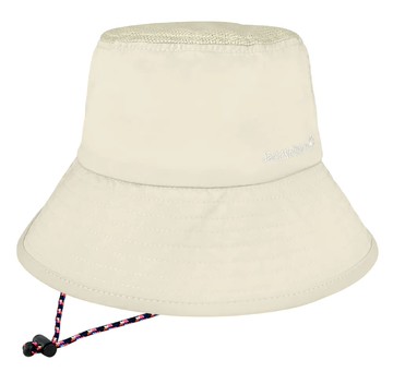 【Jack Wolfskin 飛狼】透氣網頂漁夫帽 遮陽帽『米白』(191264)