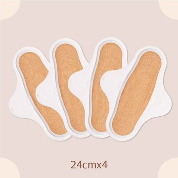 現貨【好好棉】好透氣布衛生棉 24cm 4片組 ｜重複使用可水洗｜布衛生棉｜生理用品｜生理期｜月經