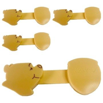 vivibaby 小熊維尼安全鎖  黃色  4個