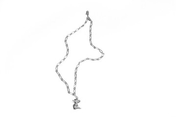 Knot Alphabet 字母項鍊，99.99% 純銀 / Z /