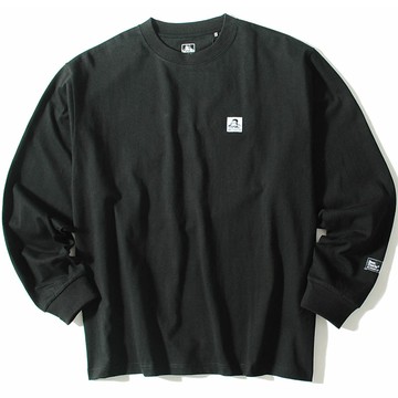 BEN DAVIS 25780024-01 LABEL WIDE L/S TEE 寬版 長T (黑色)