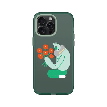 iPhone 15 Pro Max Clear 憂墨綠 - 包大山 Baozi - 小小心意