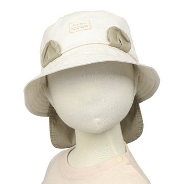 akachan honpo - 耳朵造型帽-象牙白色