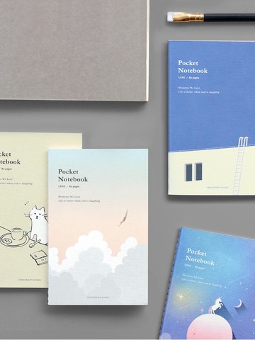 Pocket Note v.2 Line 4 types Stationery