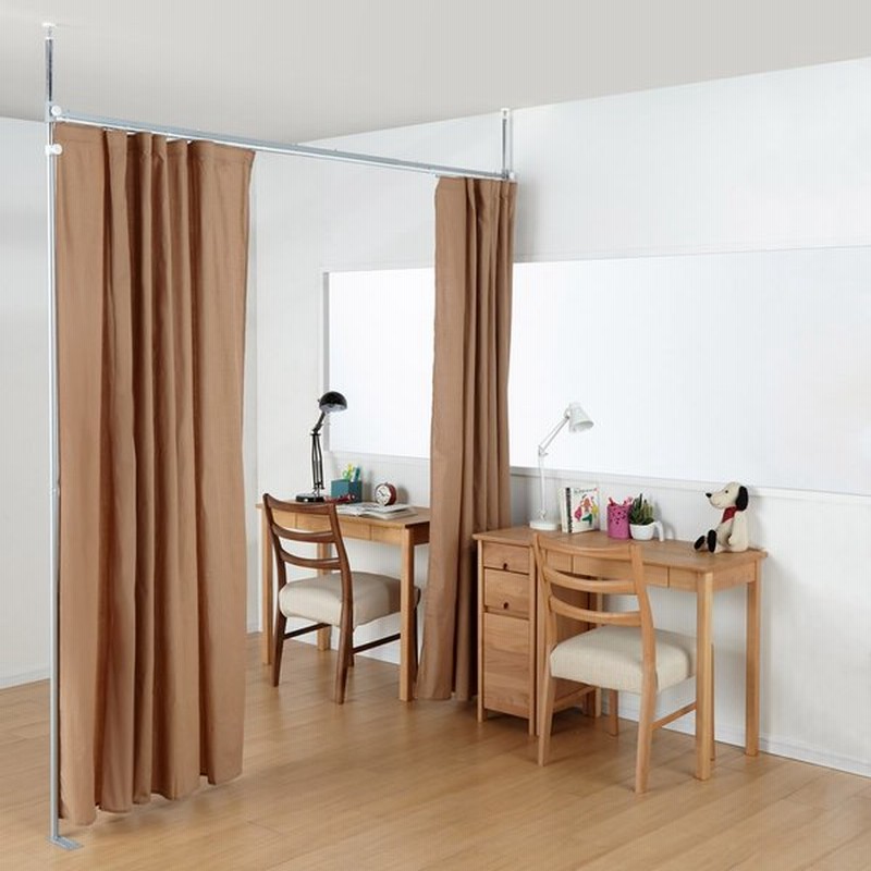 インテリア雑貨 日用品 パーテーション 間仕切り 突っ張り 伸縮式目隠しカーテン レールタイプ 通販 Lineポイント最大get Lineショッピング