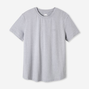 Roots女裝- RENEW KNIT CLASSIC 短袖上衣 (灰色)