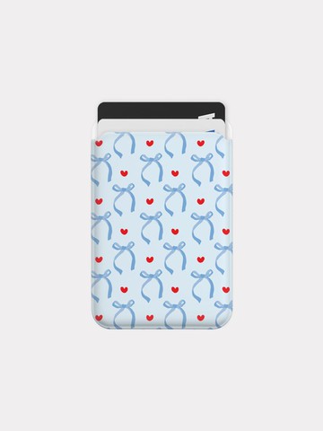Vintage Ribbon Pattern Design Card Slot