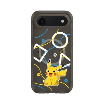 iPhone Air AirX 本質黑 - 寶可夢 Pokemon - 幾何系列-皮卡丘