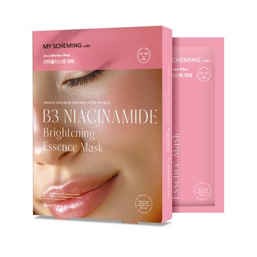 【我的心機】菸醯胺亮白細緻精華面膜(4入/盒)