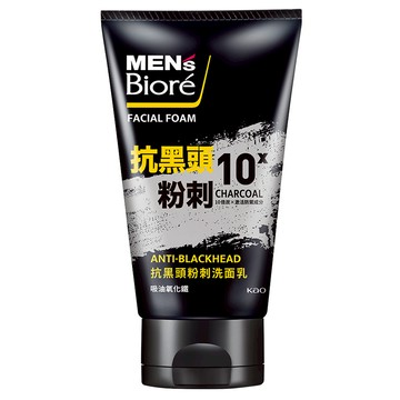 MEN'S Biore抗黑頭粉刺洗面乳  100g  1條
