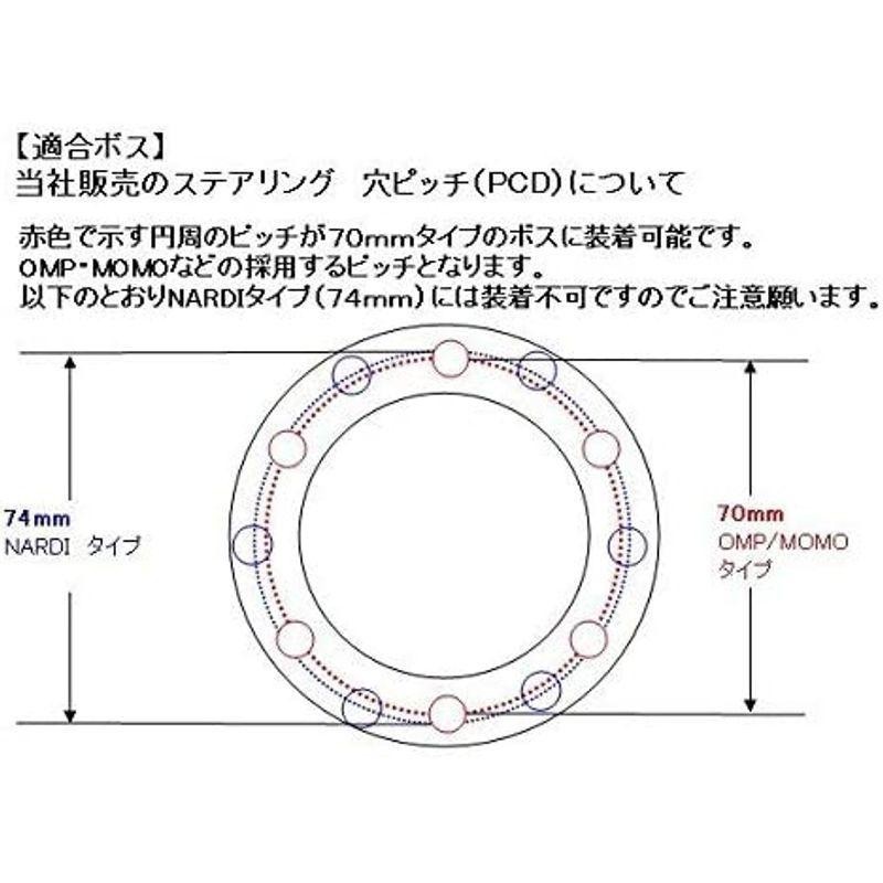 ディープコーン ステアリング ドリフトハンドル 35Φ ブラック 2336