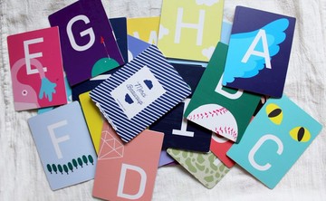 COMME MOI 天馬行空 ABC 英法手繪字母卡