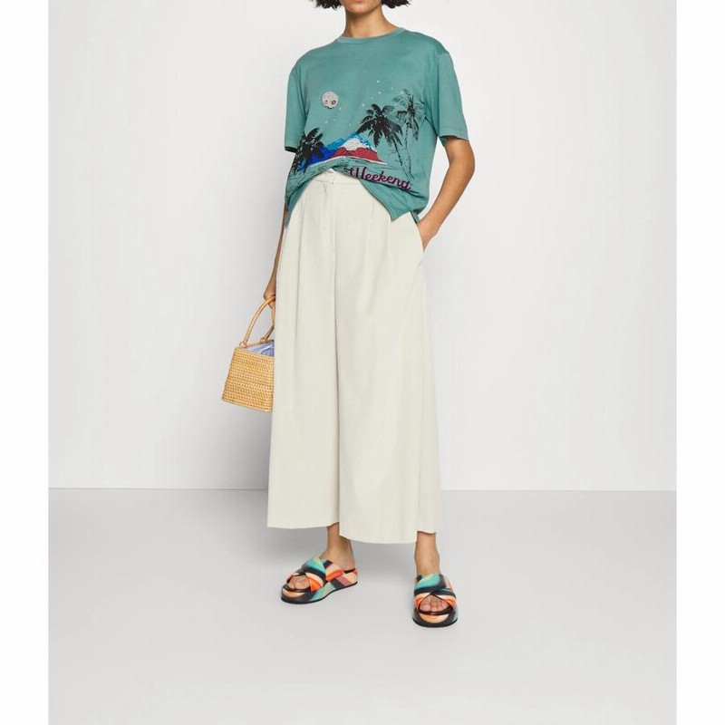 【セール40%OFF】 MAX MARA  WEEKEND  レディース コットン ジャージー 半袖Tシャツ  `ジェイドグリーン`  PALMI-T-SHIRT セール40%OFF】 MAX MARA WEEKEND レディース コットン
