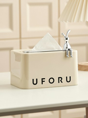 紙巾盒餐巾紙抽紙盒客廳高檔輕奢風家用創意彈簧擺件茶幾收納盒子