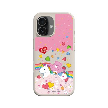 iPhone 17 SolidX 貝殼灰 - Care Bears - 熊與獨角獸