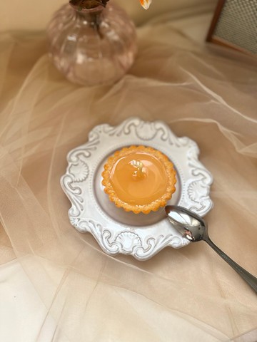 聖誕禮物 - 港式蛋撻造型香氛蠟燭