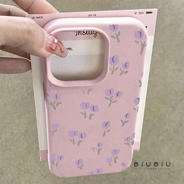 簡約線條花草手機殼 適用14Pro手機殻 iPhone13蘋果12/11/15/16/7/8Promax/保護殼