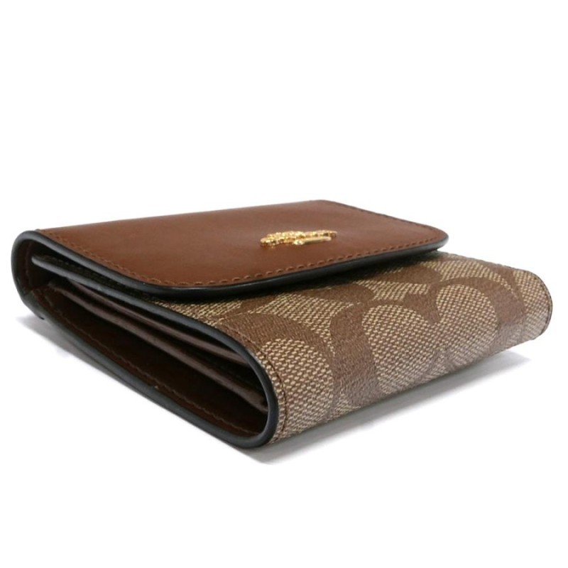 COACH レディース　三つ折り財布 楽天市場】コーチ 財布 COACH 三つ折り 財布 レディース レザー