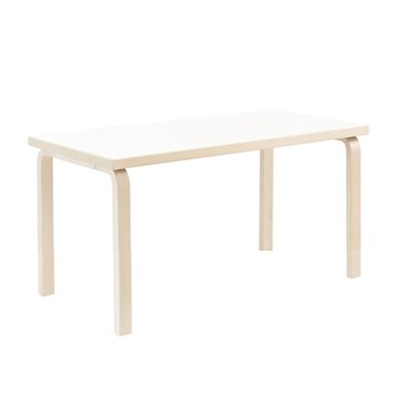 Aalto Table 81A 矩形桌（白色桌面、150 x 75 公分）