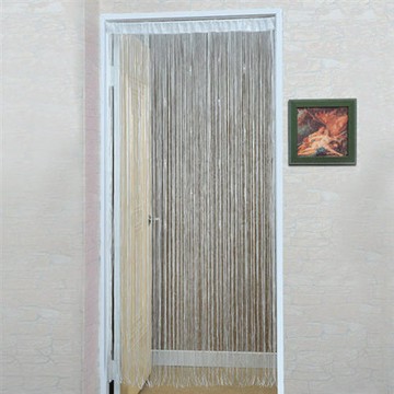 【莫菲思】佳芸-珠墜優雅蜜絲簾95x180cm(兩色)