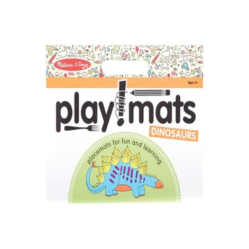 Melissa&Doug 瑪莉莎 繪圖本 繪畫遊戲餐墊本  1本  恐龍