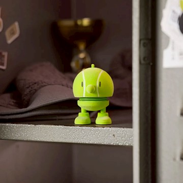 哈特寶 Hoptimist Tennis Bumble S 丹麥微笑彈簧公仔-黃