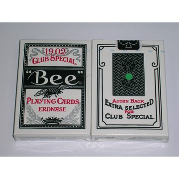 【USPCC 撲克】Bee1902 Erdnase Acorn V1 反黑背 撲克-S1021996205