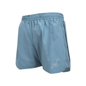 MIZUNO 女路跑短褲-三分褲 慢跑 運動 訓練 美津濃 J2TBB26228 墨藍白