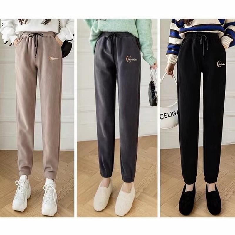 パンツ レディース 秋冬 ズボン 裏起毛 綿 暖かい ボトムス 大きいサイズ 女性 ハイウエストパンツ 韓国風 防寒 代 30代 50代 あったか 通販 Lineポイント最大0 5 Get Lineショッピング