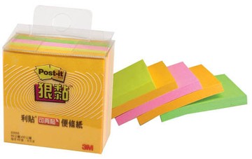 3M 2055S 狠黏利貼可再貼便條紙 /盒