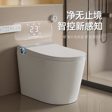 8V家用智能馬桶一體式帶水箱即熱全自動翻蓋泡沫盾無水壓限制坐便
