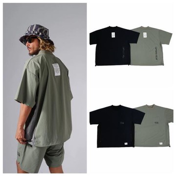 D002 高爾夫潮牌男士夏季新款戶外GOLF機能薄款速干松寬松短袖袖