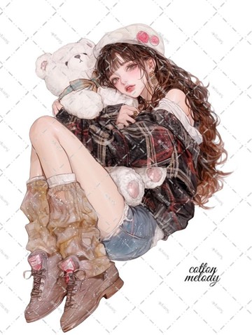 原創貼紙 no.6978 人物貼紙 原創貼紙 人物貼紙 女孩貼紙 原創人物貼紙