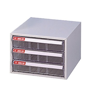 SY-A4-403 A4桌上型效率櫃/資料櫃3抽透明抽屜W260xD330xH195mm